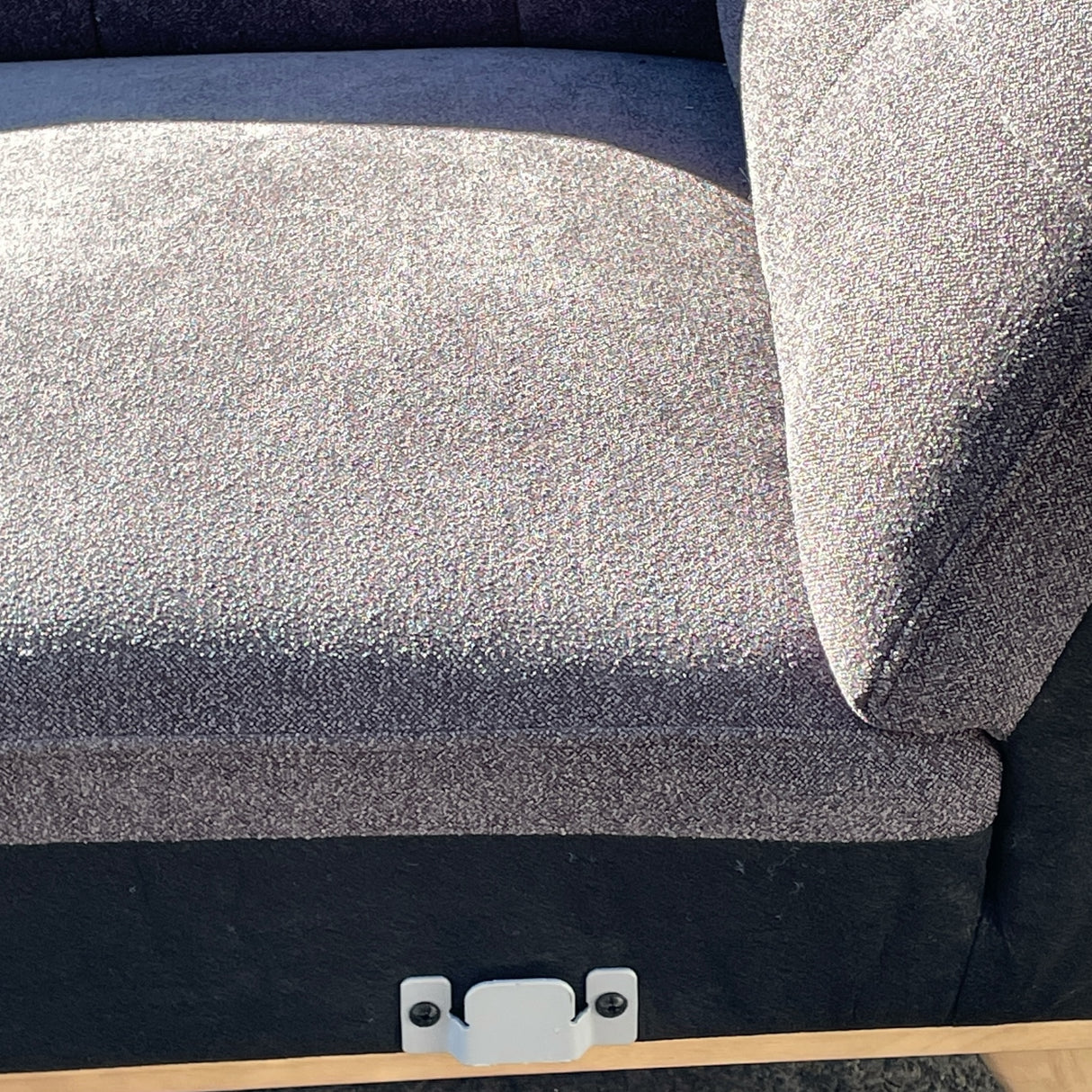 Aiden & Ivy 2 Piece L-Shaped Fabric Sectional Loungesuite