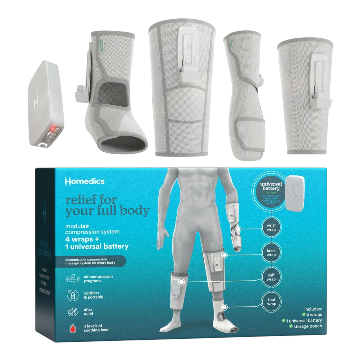Homedics Modulair Compression Massage Bundle