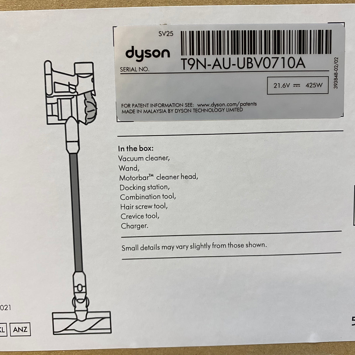 Dyson V8 2022 Cordless Stick Vacuum SV25