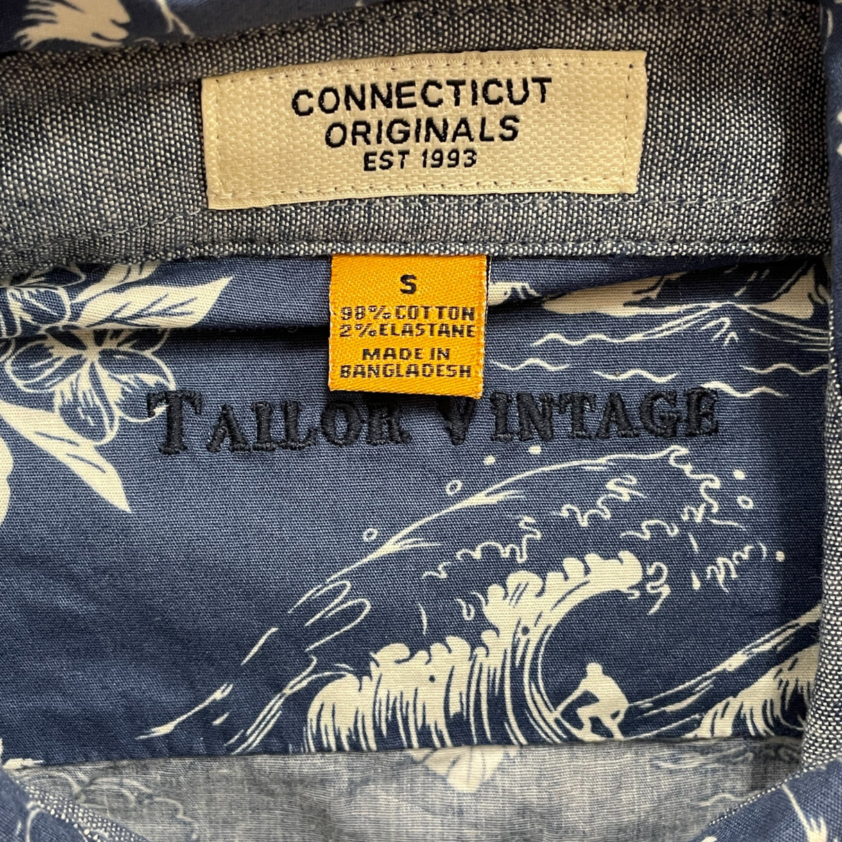 Tailor Vintage Men's Tropical Waves Shirt