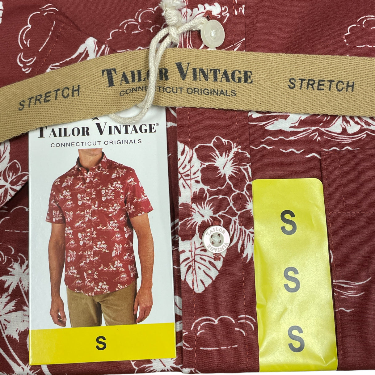 Tailor Vintage Men's Tropical Waves Shirt