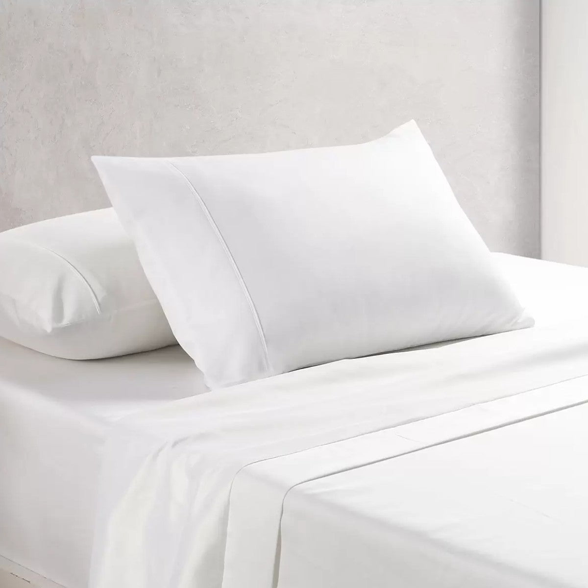 Onkaparinga Cotton Rich 1500 Thread Count Sheet King 4 Piece Set - White