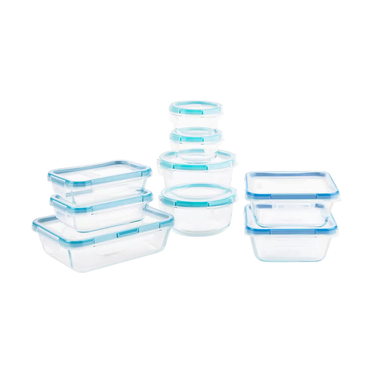 Pyrex 18 Piece Glass Snapware Set - CLICK AND COLLECT ONLY