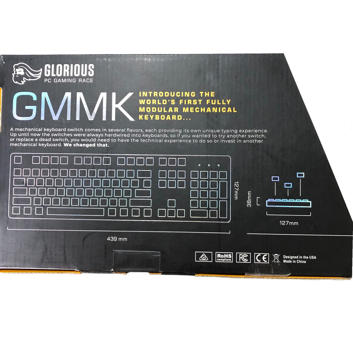 Glorious GMMK Full Size Modular Mechanical Keyboard