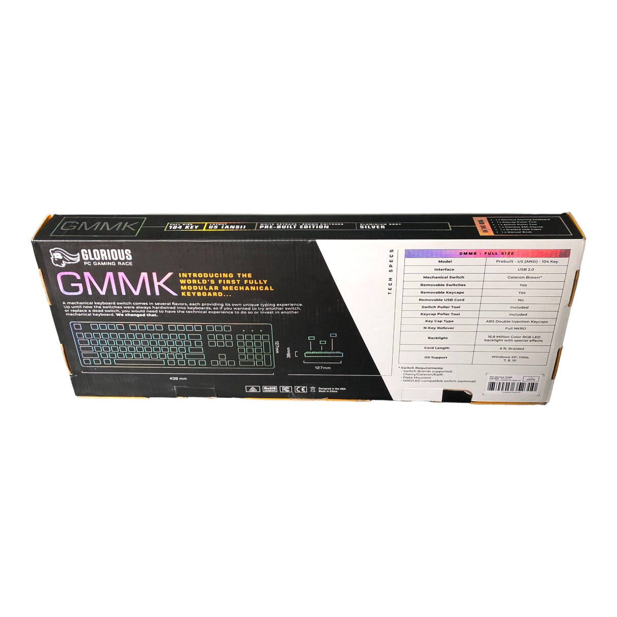 Glorious GMMK Full Size Modular Mechanical Keyboard