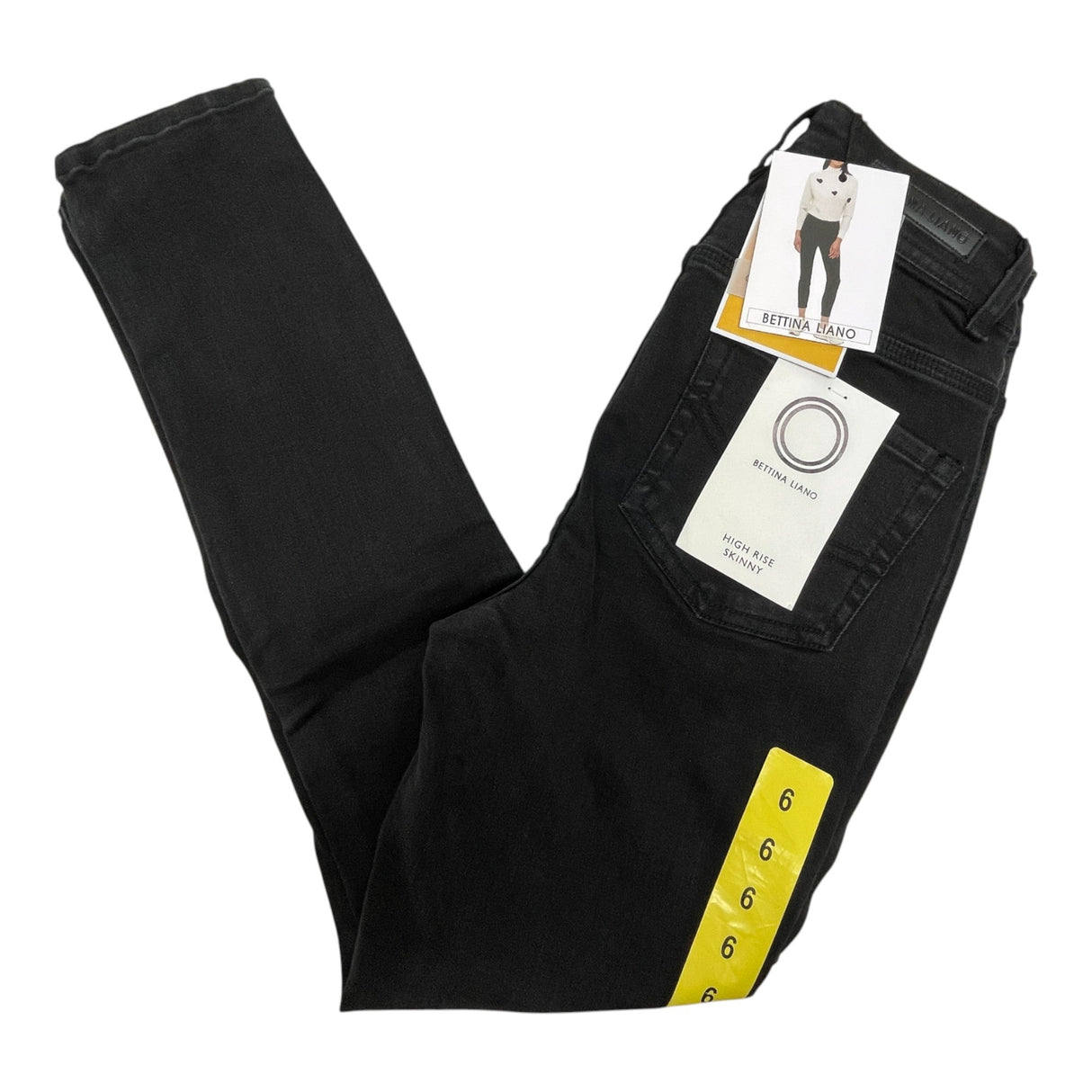 Bettina Liano Women's Jackie High Rise Skinny Jean - Black Wash