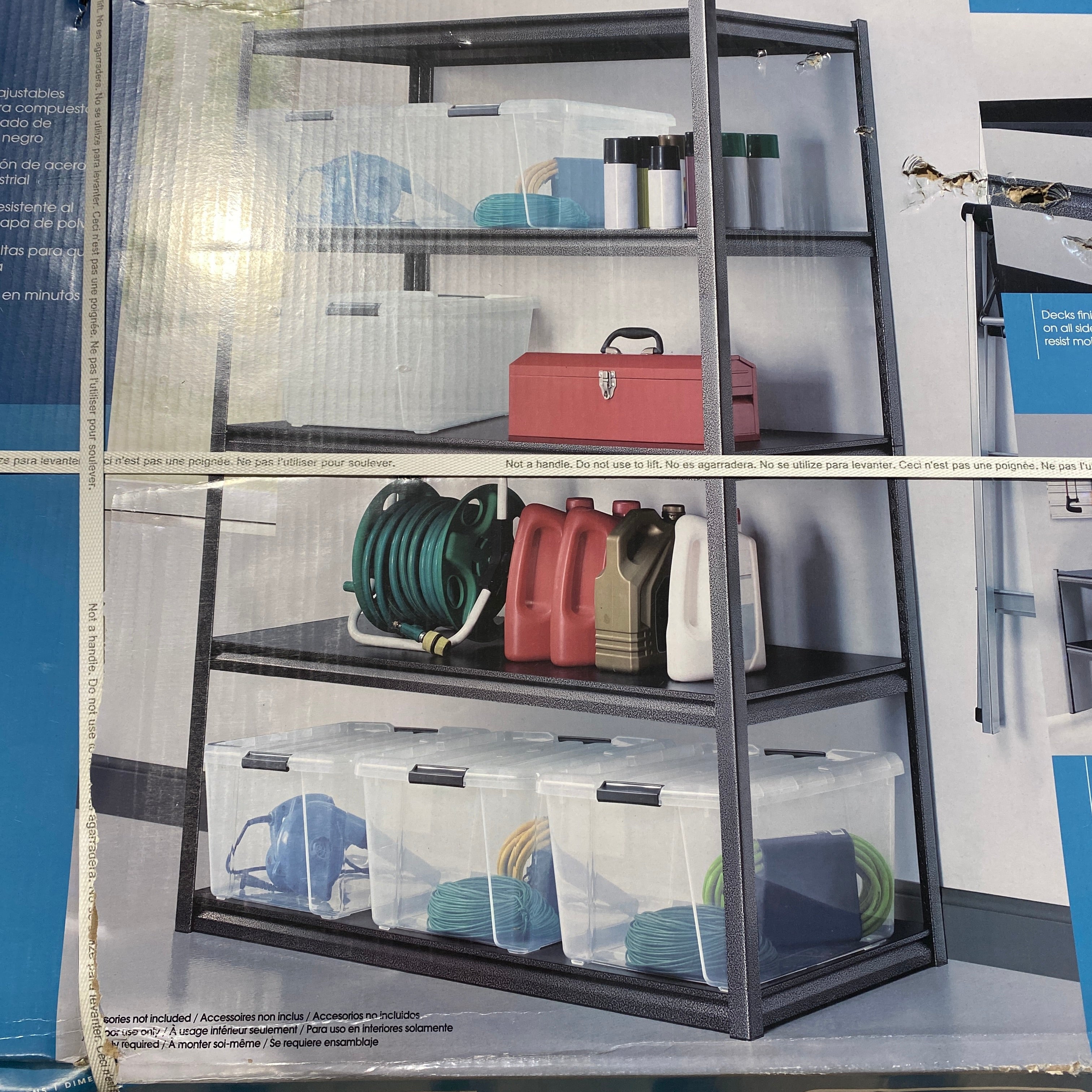 Whalen 5Shelf Heavy Duty Steel Shelving Unit