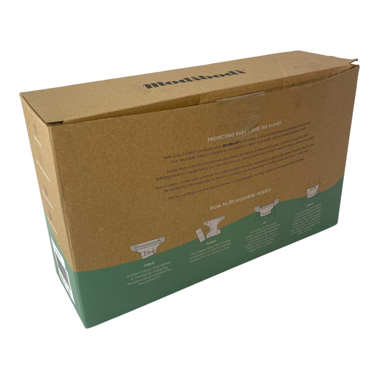 Modibodi 4 Pack Reusable Nappy