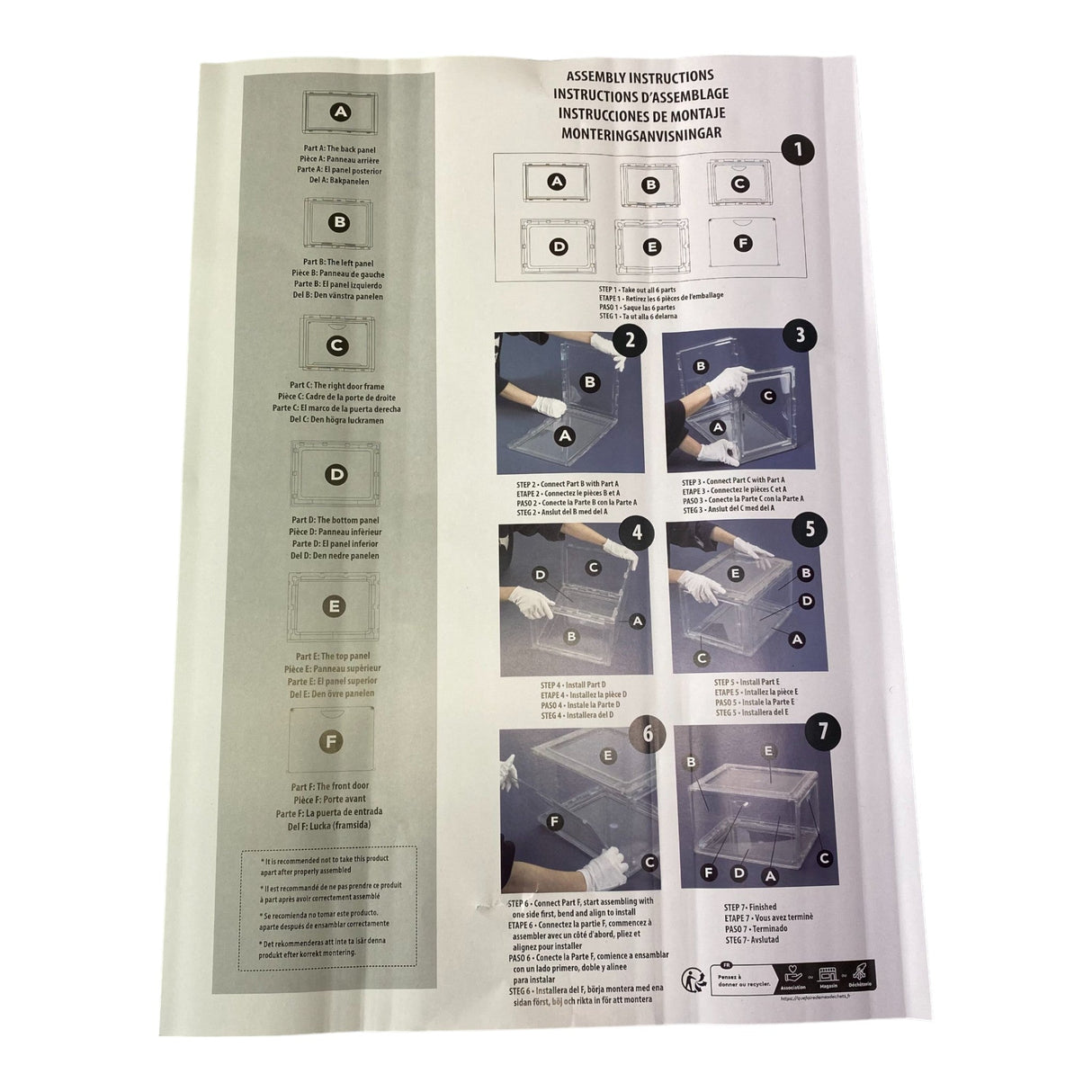 2x Stackable Shoe Boxes