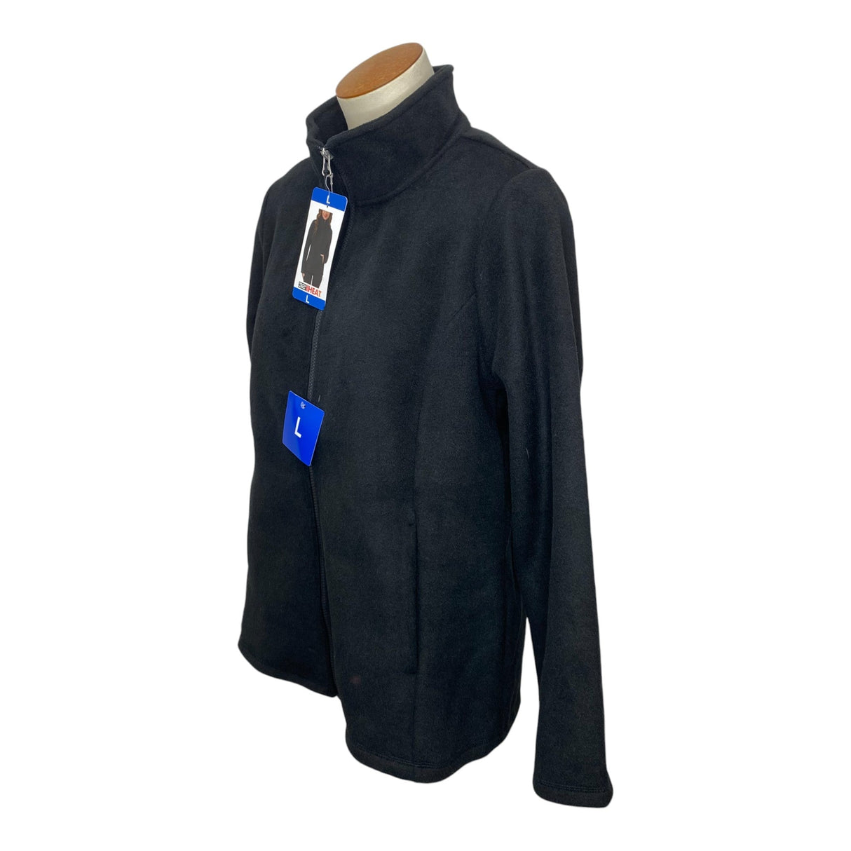 32 Degrees Women's Zip Through Faux Wool Jacket SIZE - Large