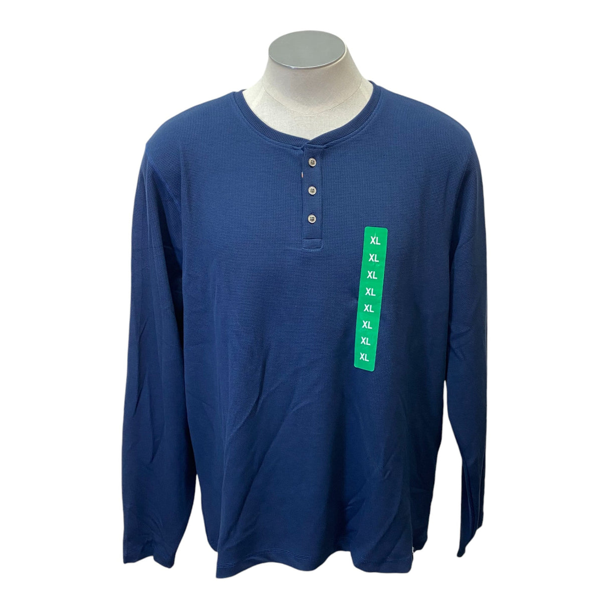 Copper & Oak Men's Waffle Button Long Sleeve Shirt SIZE - Extra Large