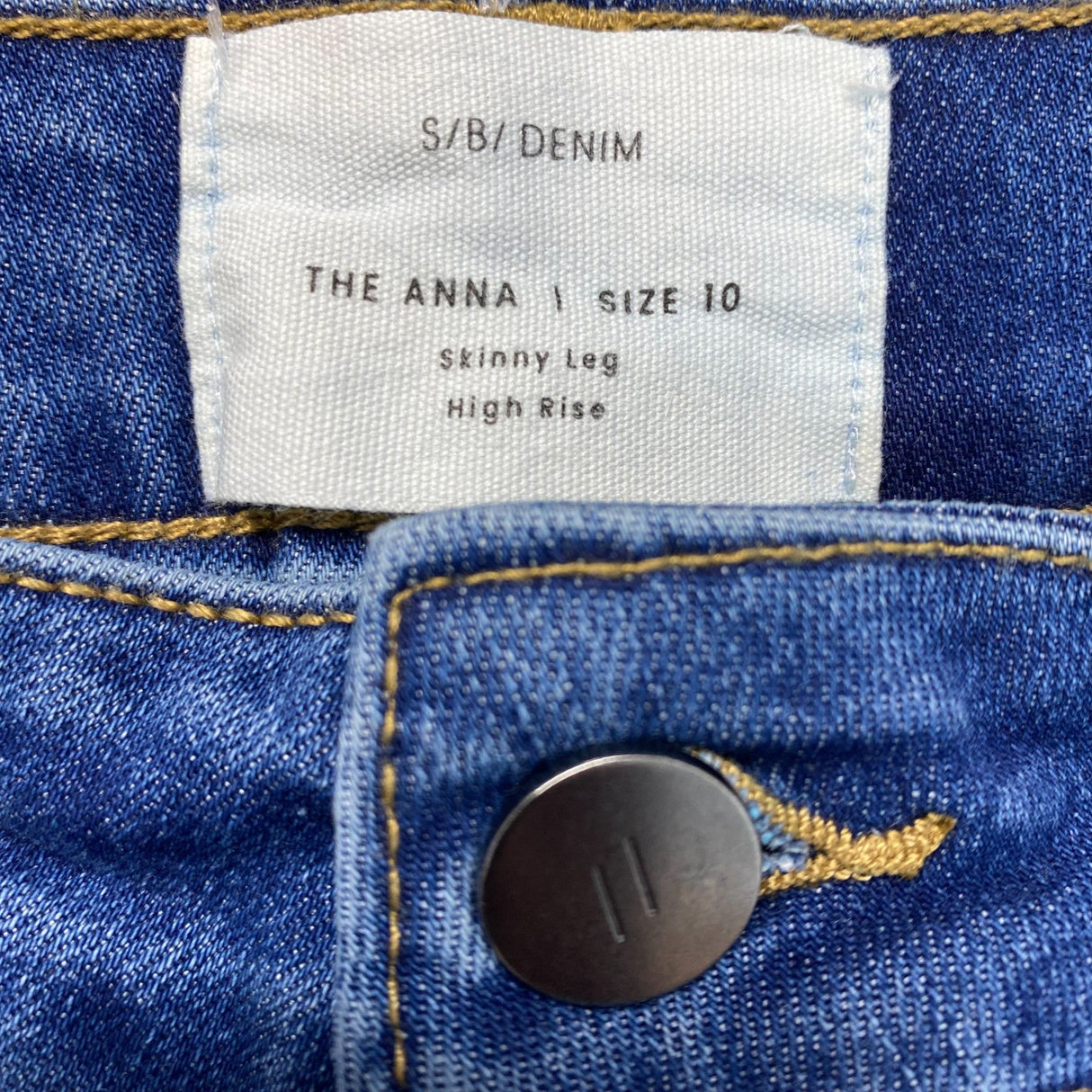 Saba Women's The Anna Skinny Leg High Rise Jeans - Size 10