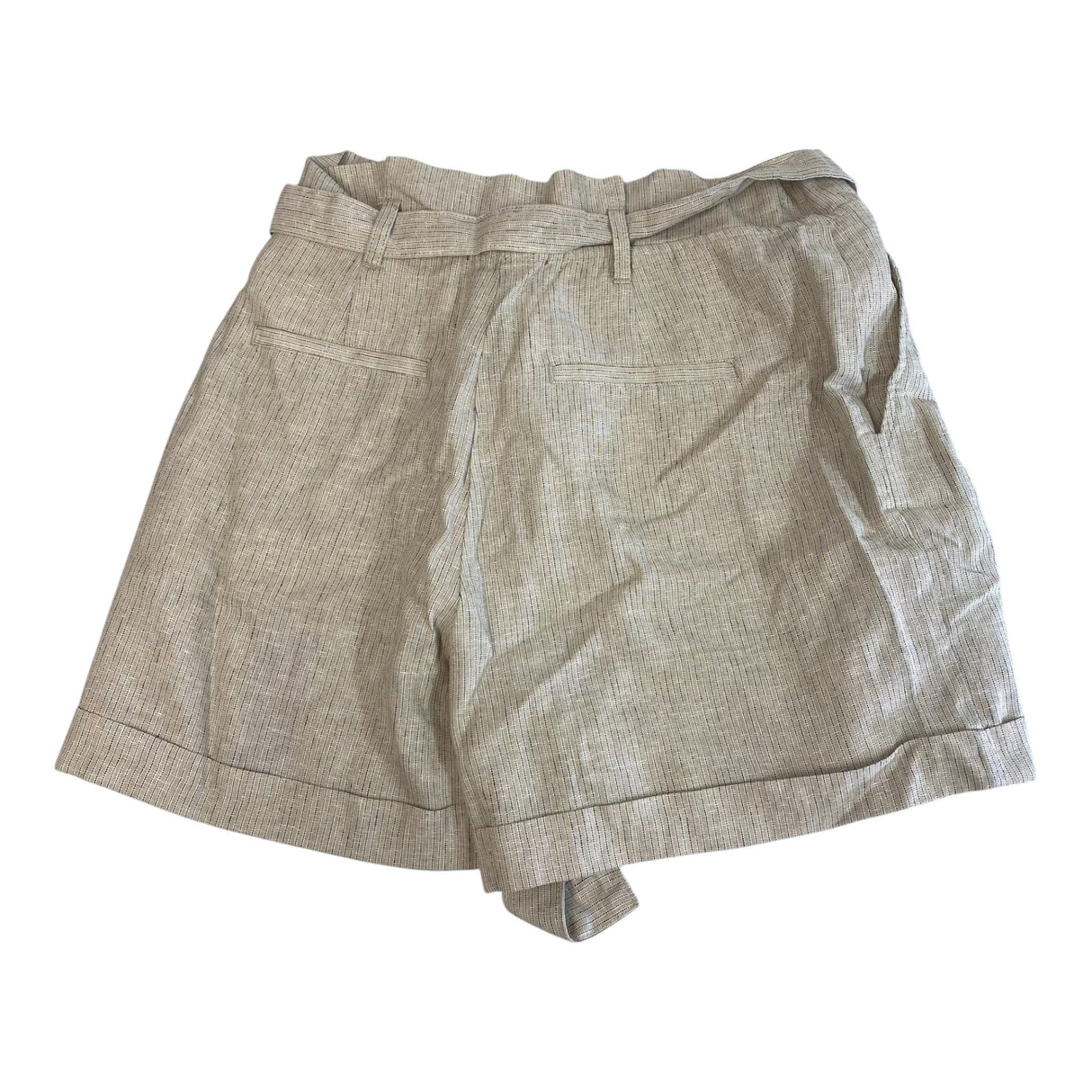 Matty M Women's Paperbag Waist Shorts - Light Brown