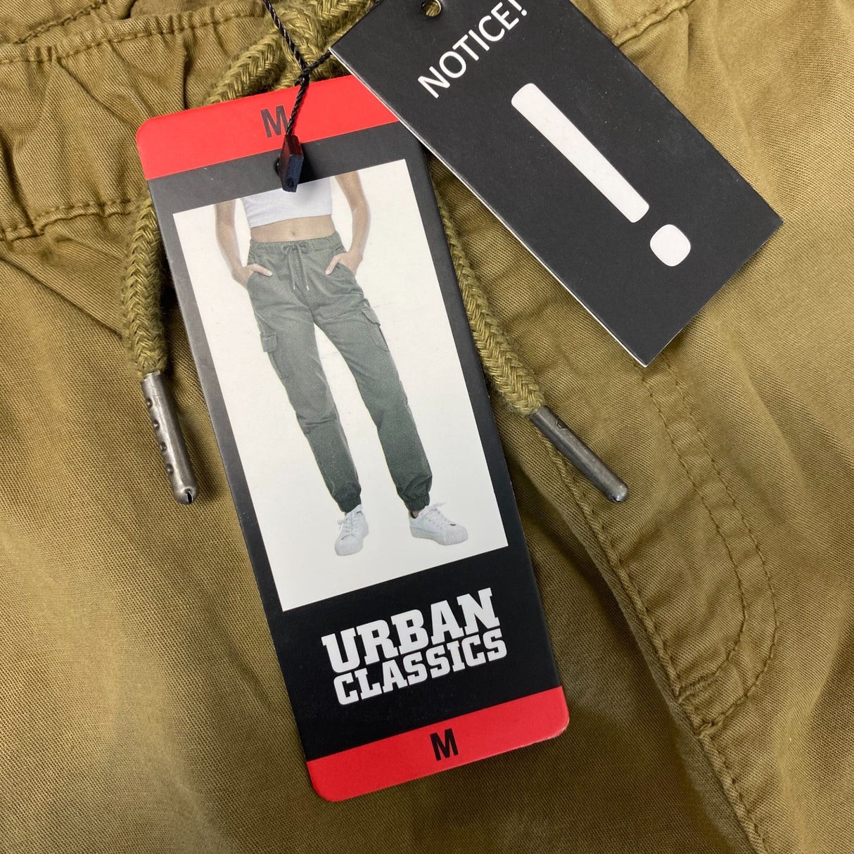 Urban Classics Women's Classic Fit Cargo Pants SIZE - Medium