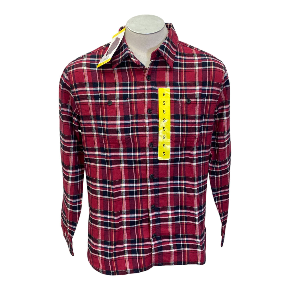Jachs Men's Regular Fit Flannel Shirt - Red