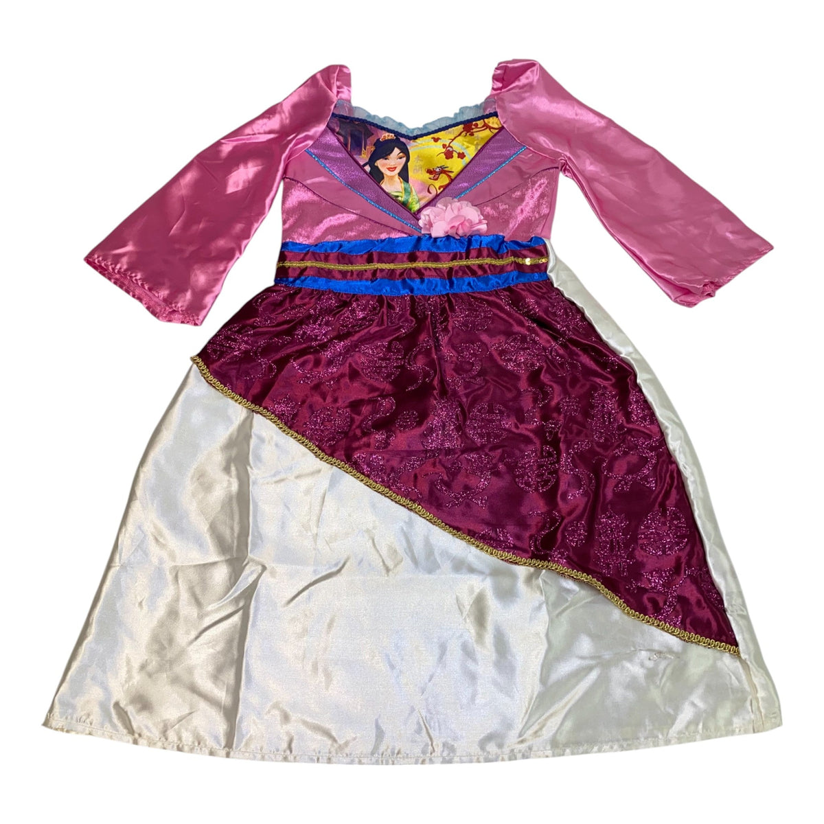 strapless open back dress Ty Inc Mulan Princess