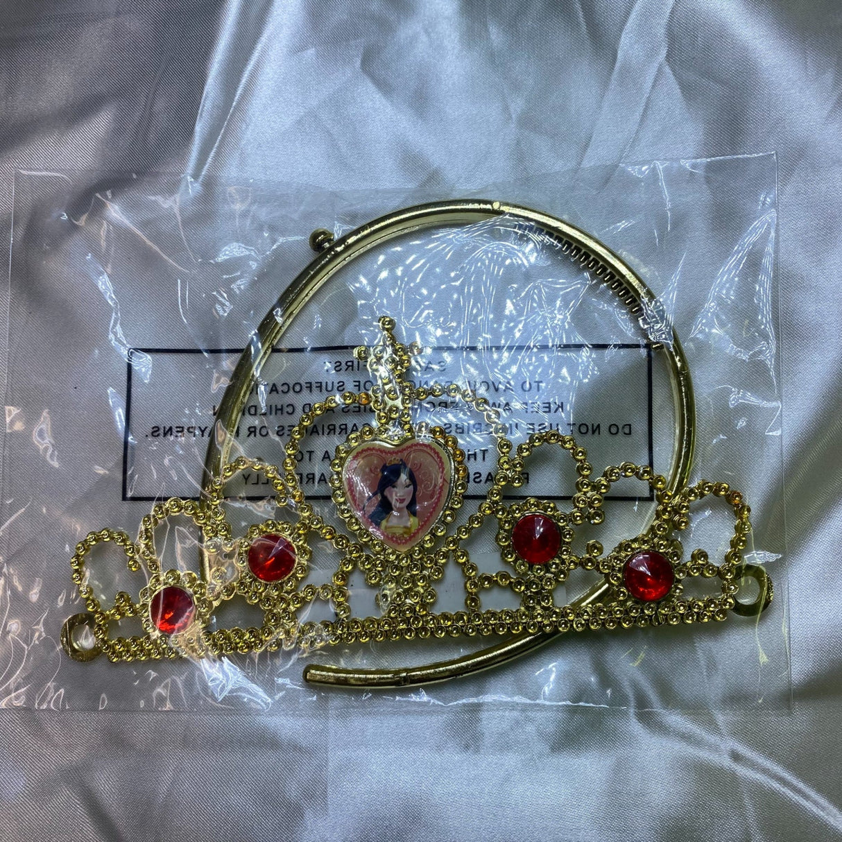 Disney Princess Mulan Dress With Tiara - Size 5-6