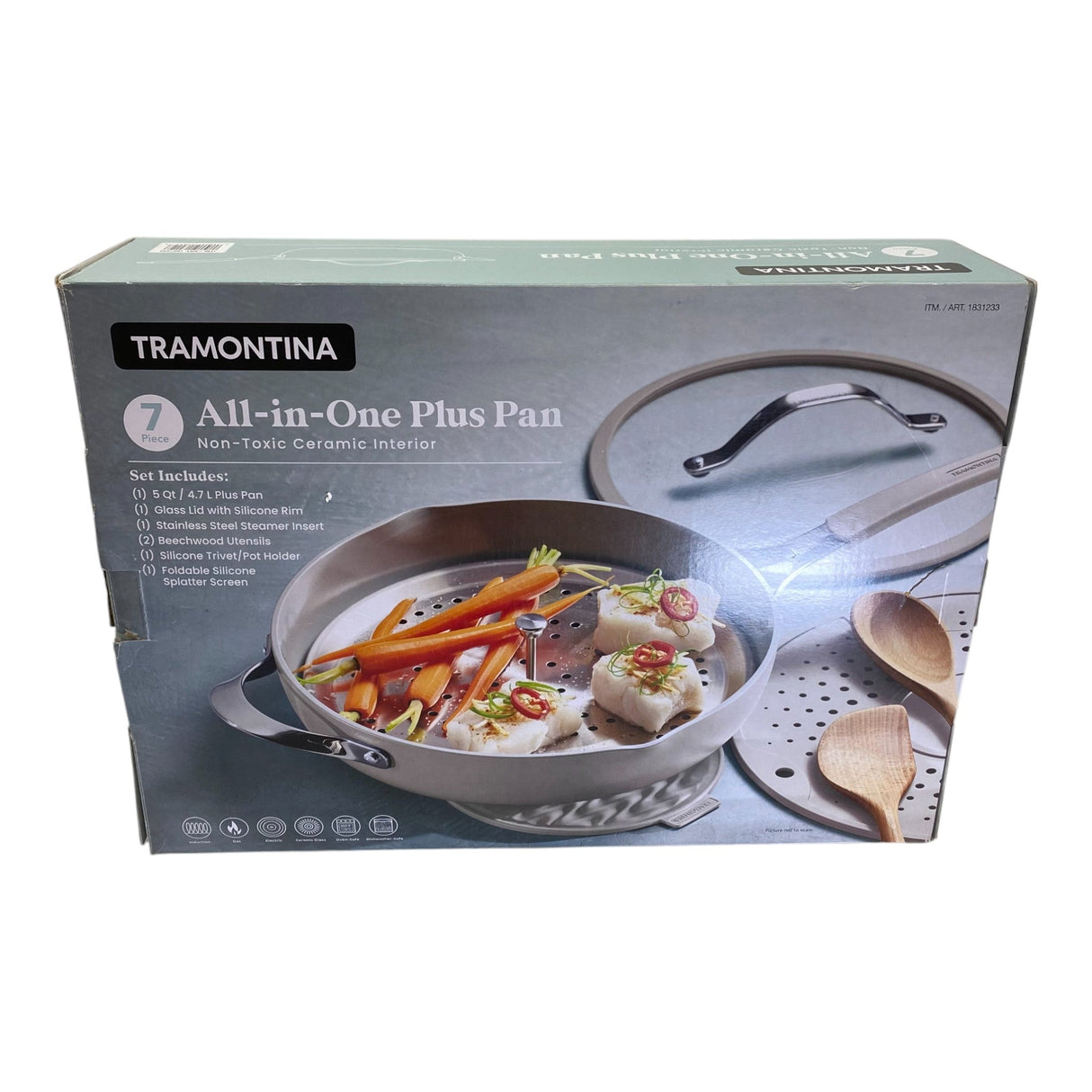 Tramontina 4.7 Litre All In One Plus Pan Set 7 Piece