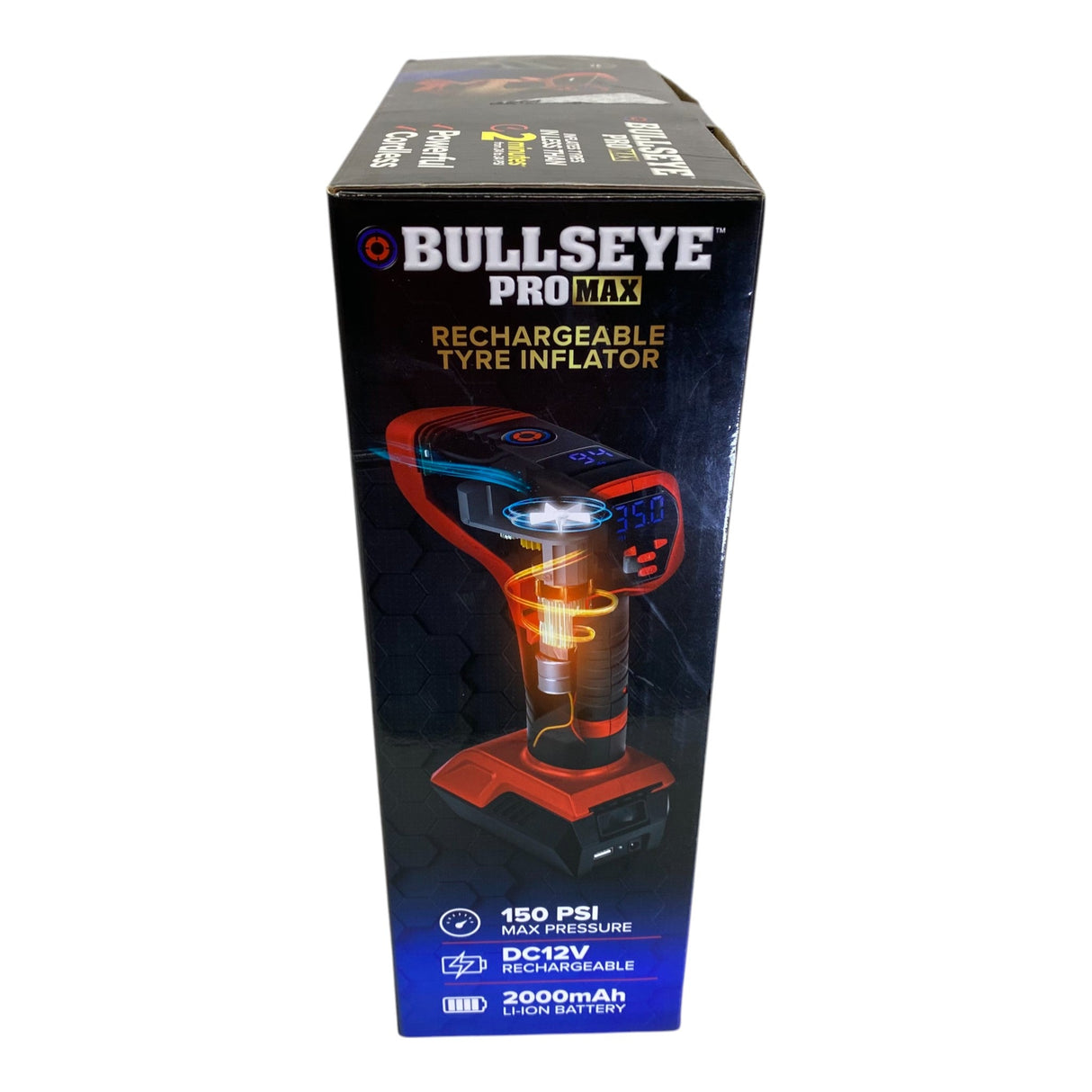 Bullseye Pro Max Rechargeable Tyre Inflator