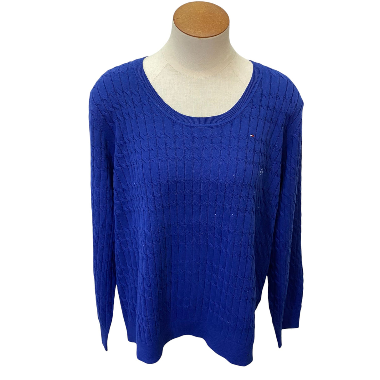 Tommy Hilfiger Women's Jenny Scoop NK Sweater SIZE - XXL