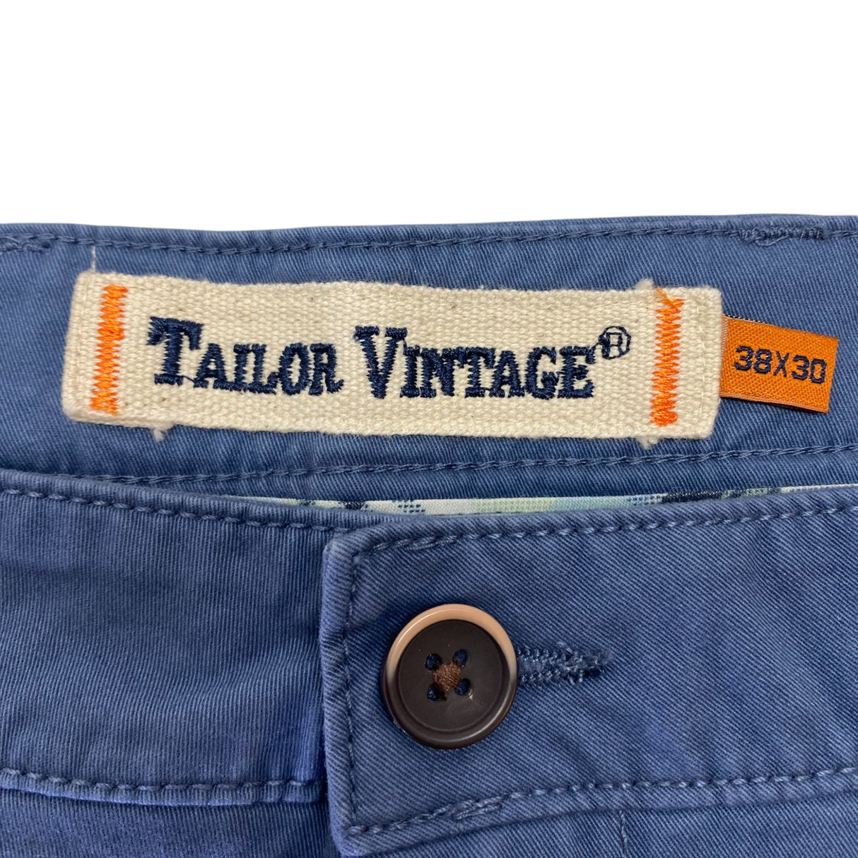 Tailor Vintage Men's Greenwich Slim Fit Pants SIZE - 38x30
