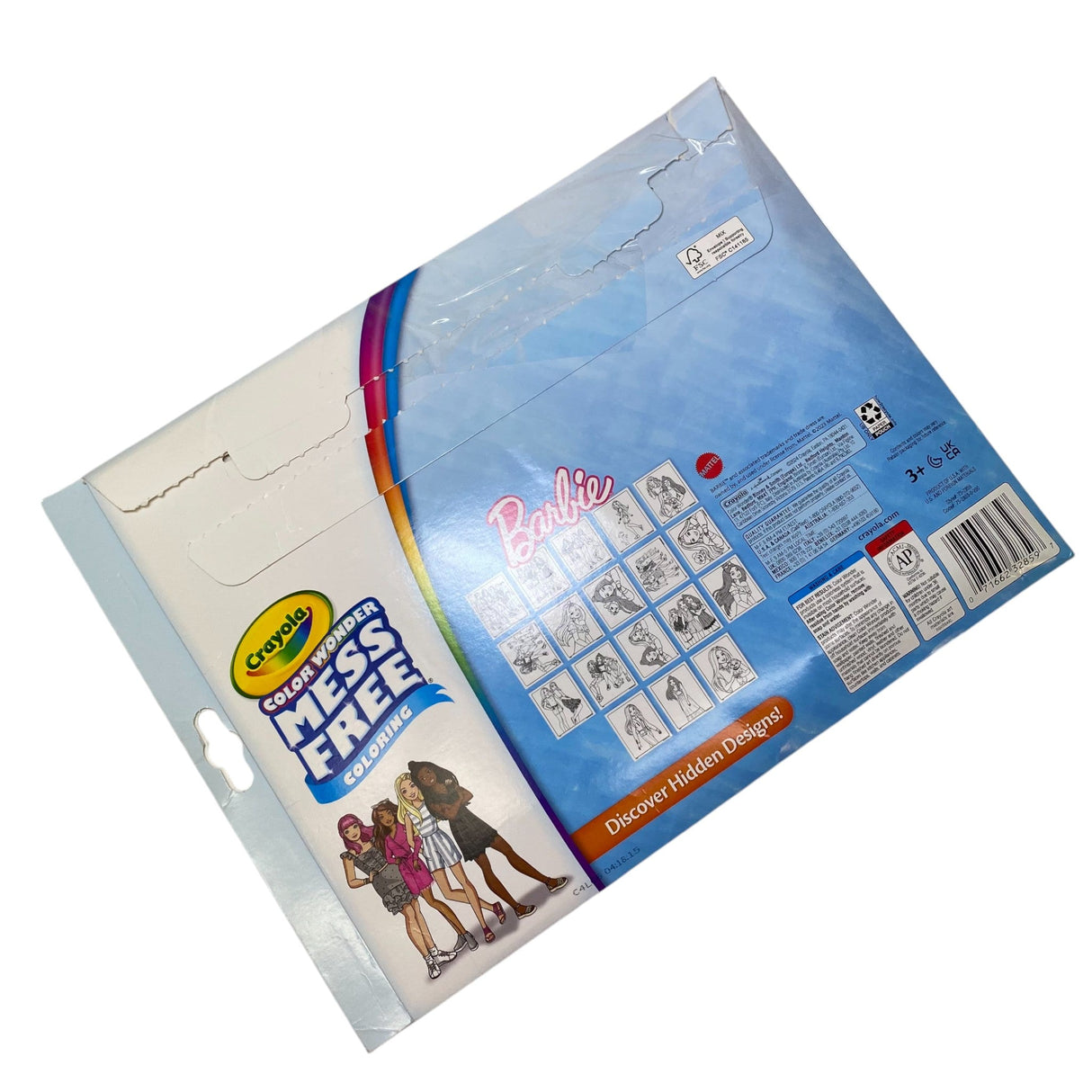 Crayola Colour Wonder Mess-Free Colouring Set with Markers - Barbie