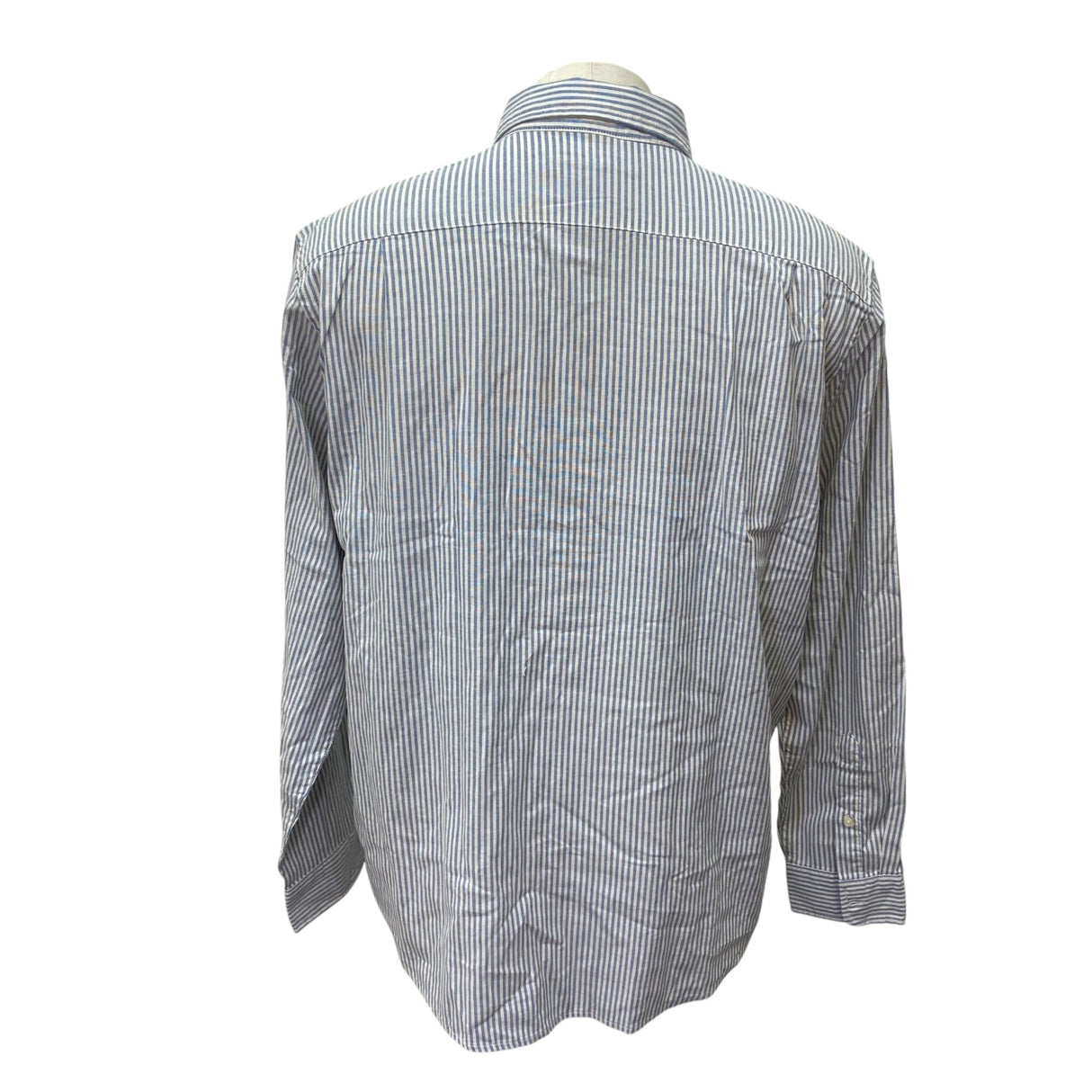 Tailor Vintage Men's Dutch Blue Oxford Stripe Shirt SIZE - Extra Large