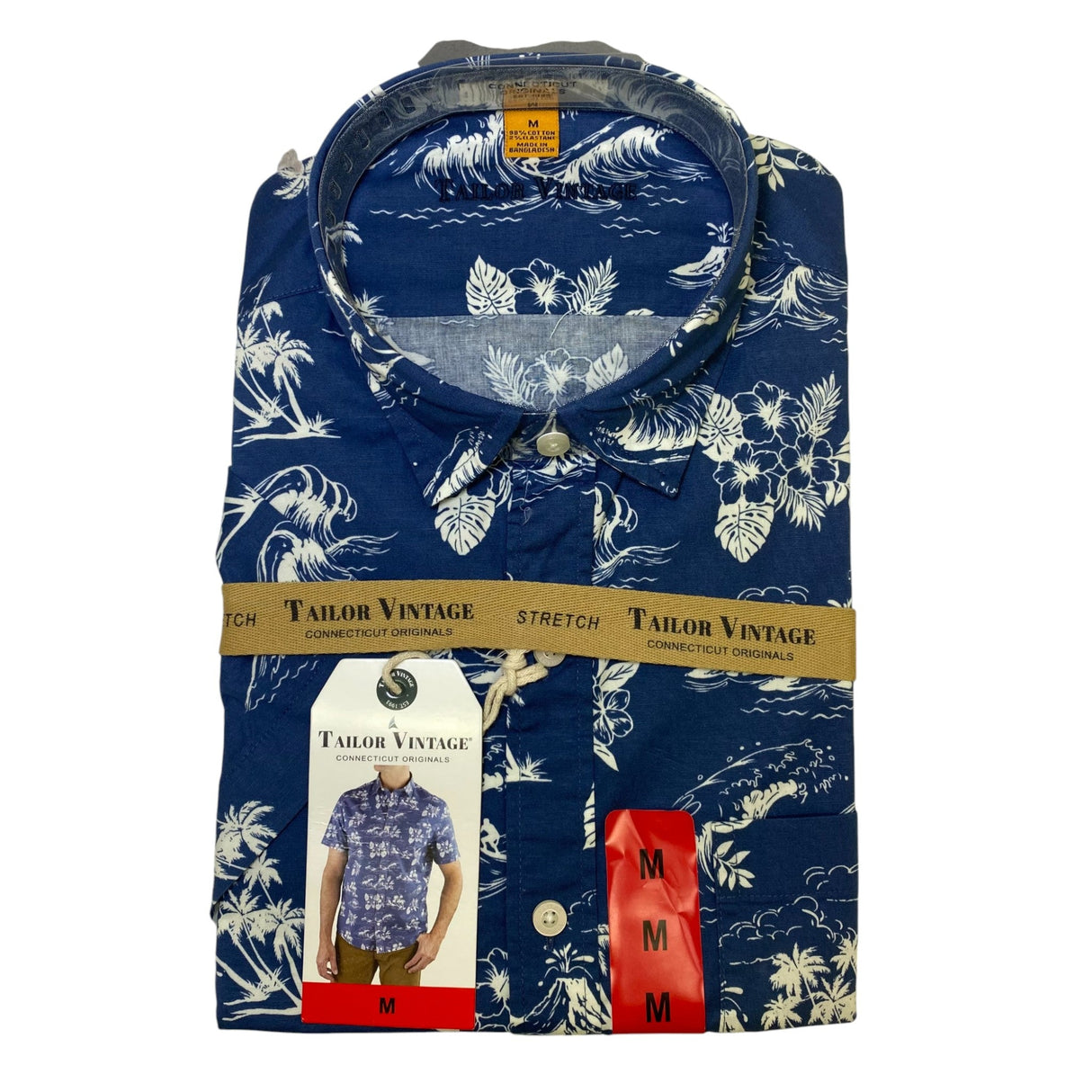 Tailor Vintage Men's Tropical Waves Shirt