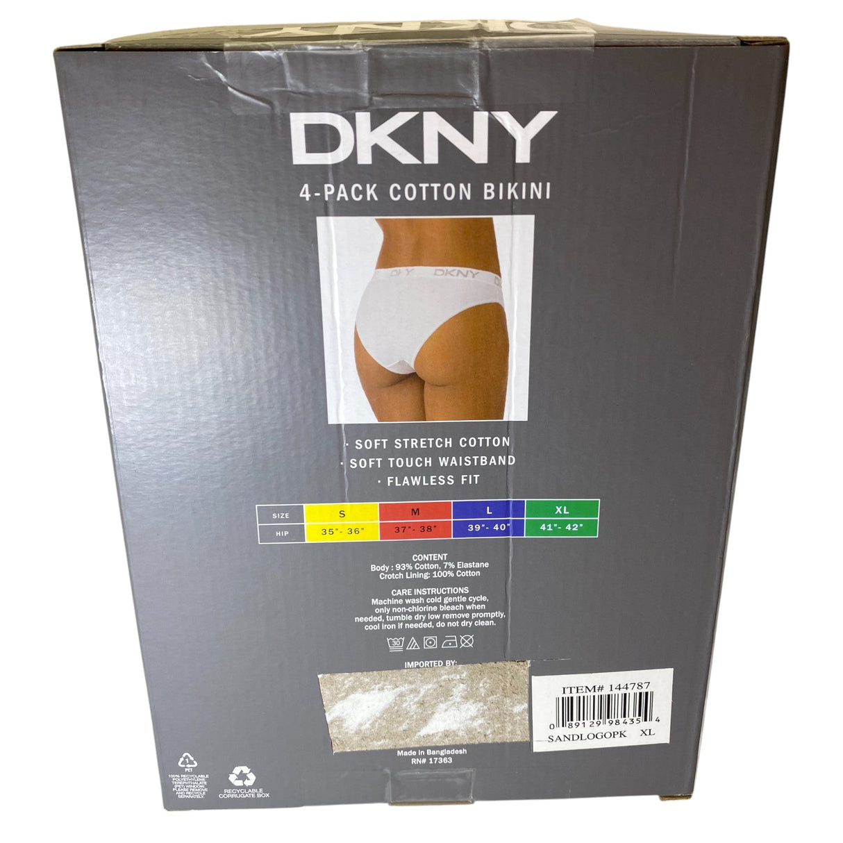 DKNY 4x Women's Bikini Briefs SIZE - Extra Large