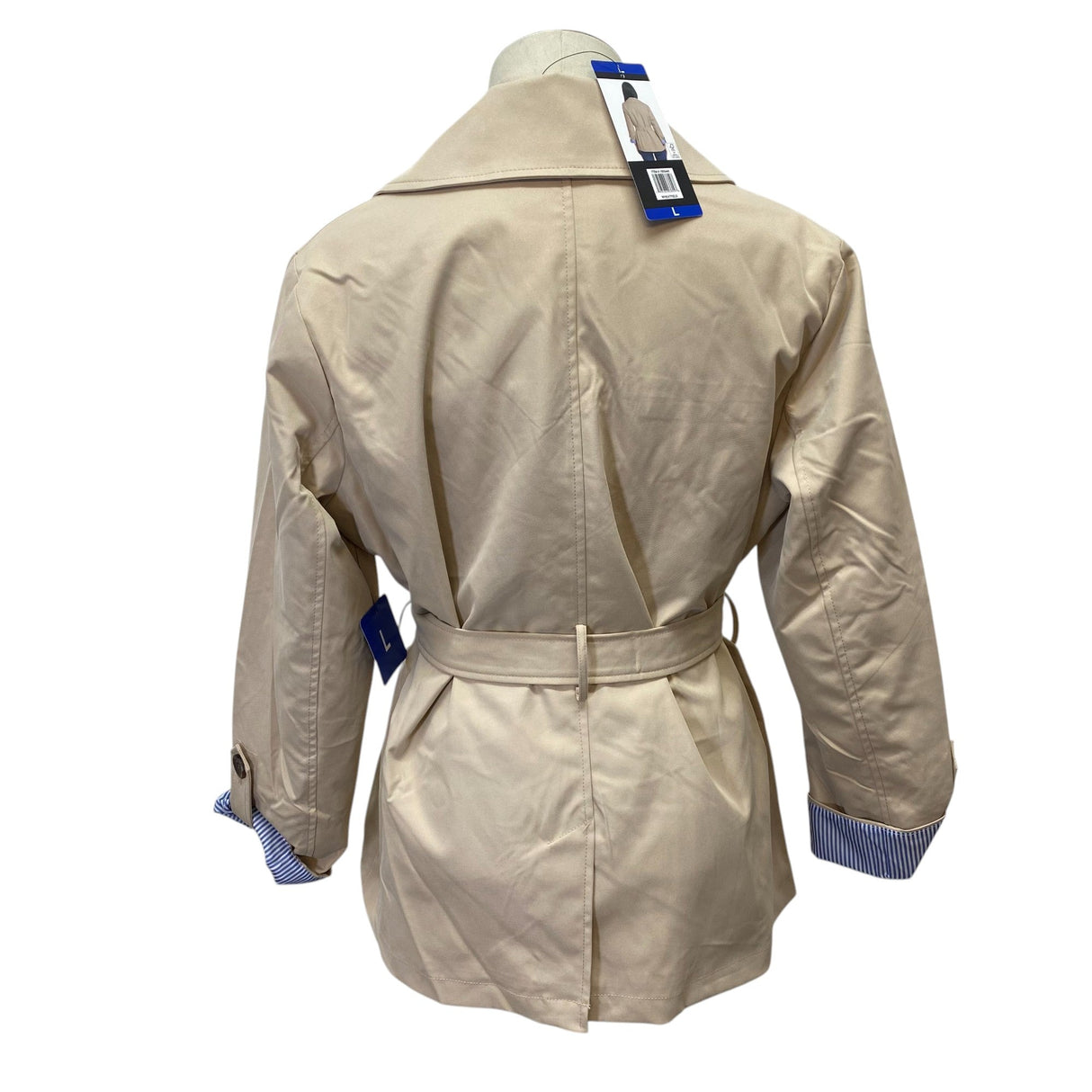 Weatherproof Women's Double-Breasted Trench Coat Jacket SIZE - Large