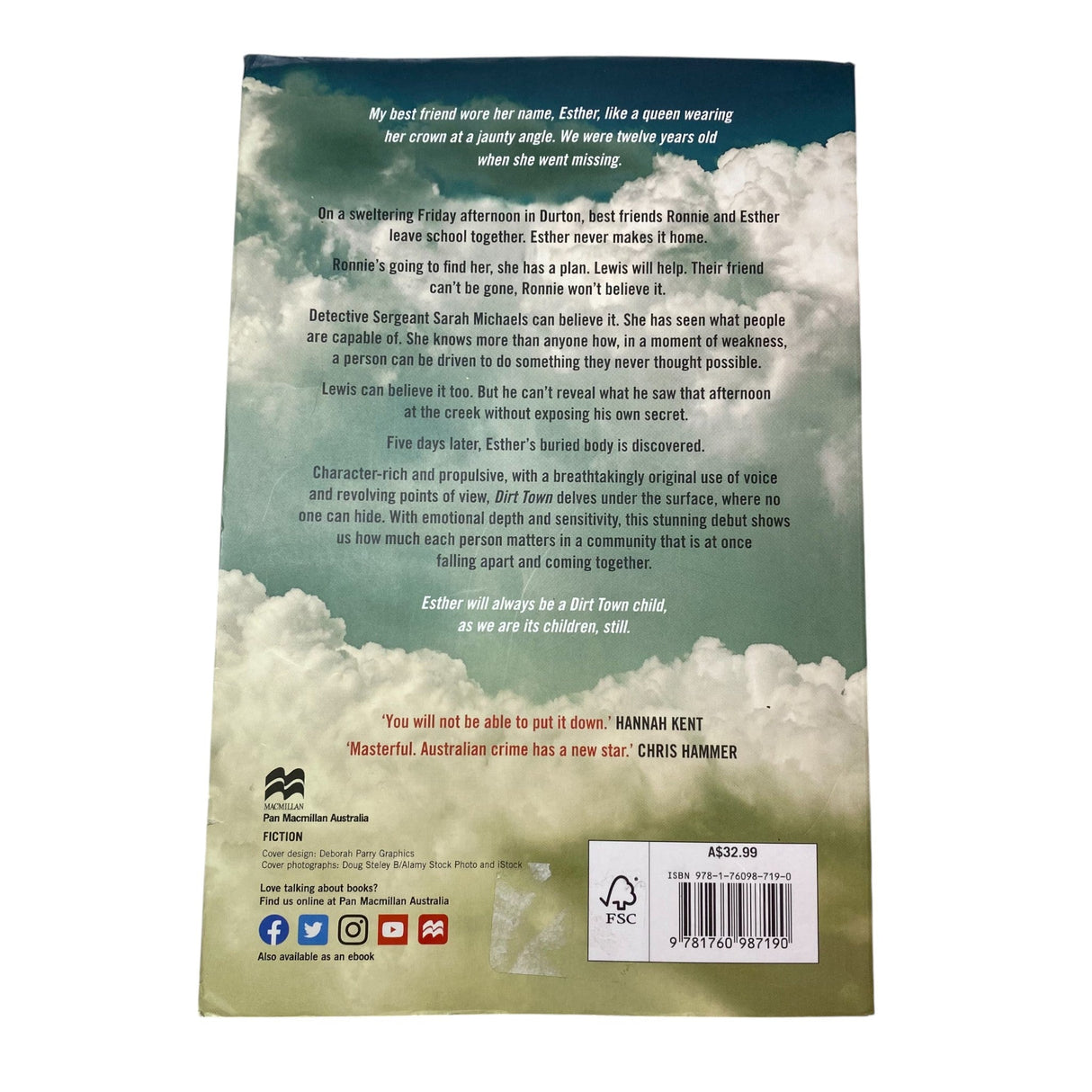 Hayley Scrivenor Dirt Town Paperback Book