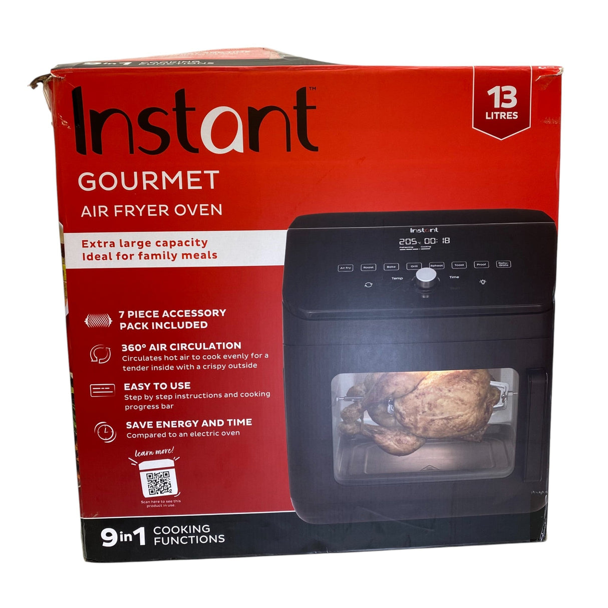 Instant Pot Gourmet Vortex Plus Air Fryer Oven 13L