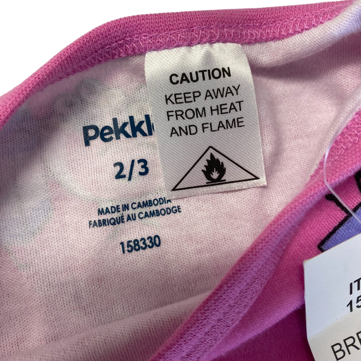 Pekkle Girls 2 Piece Pyjama Set - Breakfast SIZE - 2