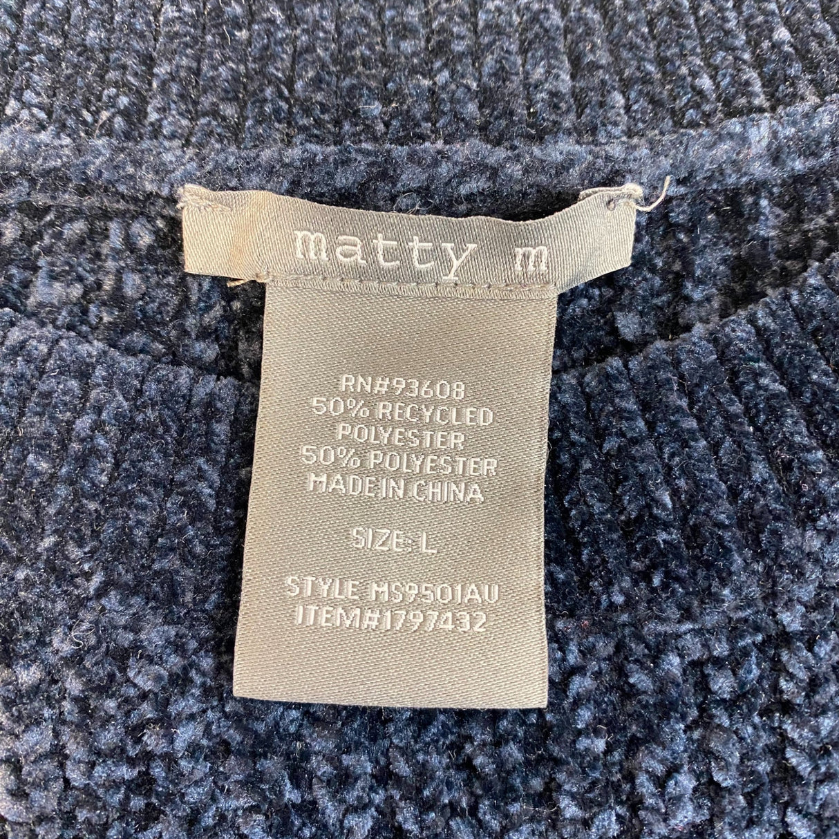 Matty M Women's Cosy Fit Sweater SIZE - Large