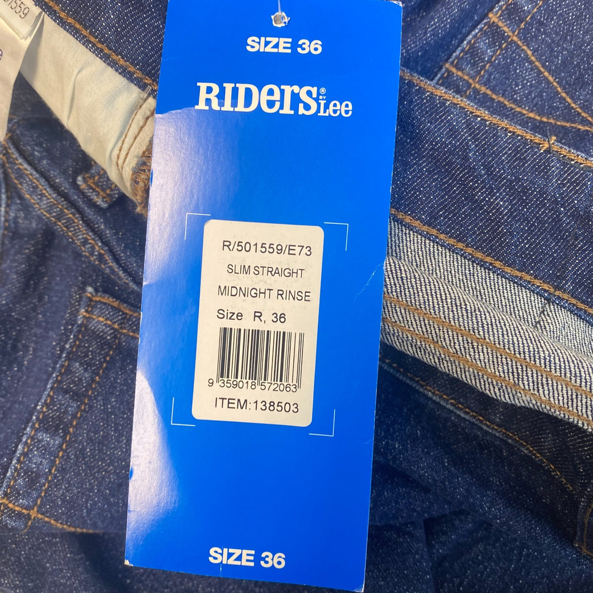 Lee Men's Riders Slim Straight Fit Jeans SIZE - 36