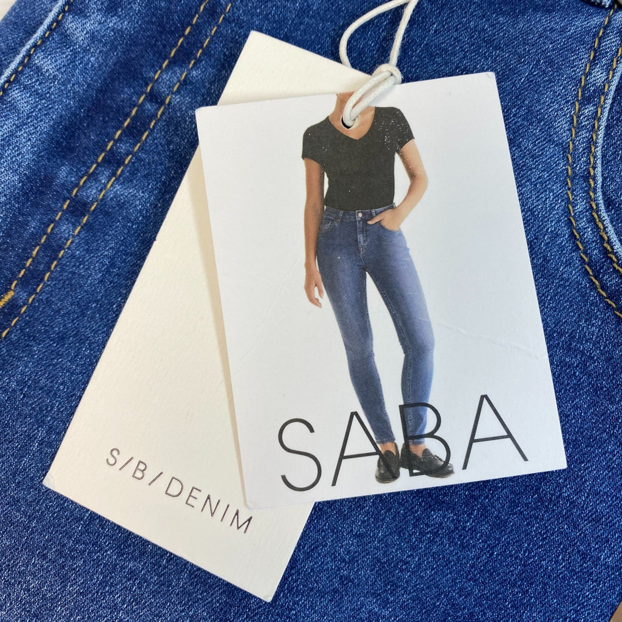Saba Women's The Anna Skinny Leg High Rise Jeans SIZE - 18
