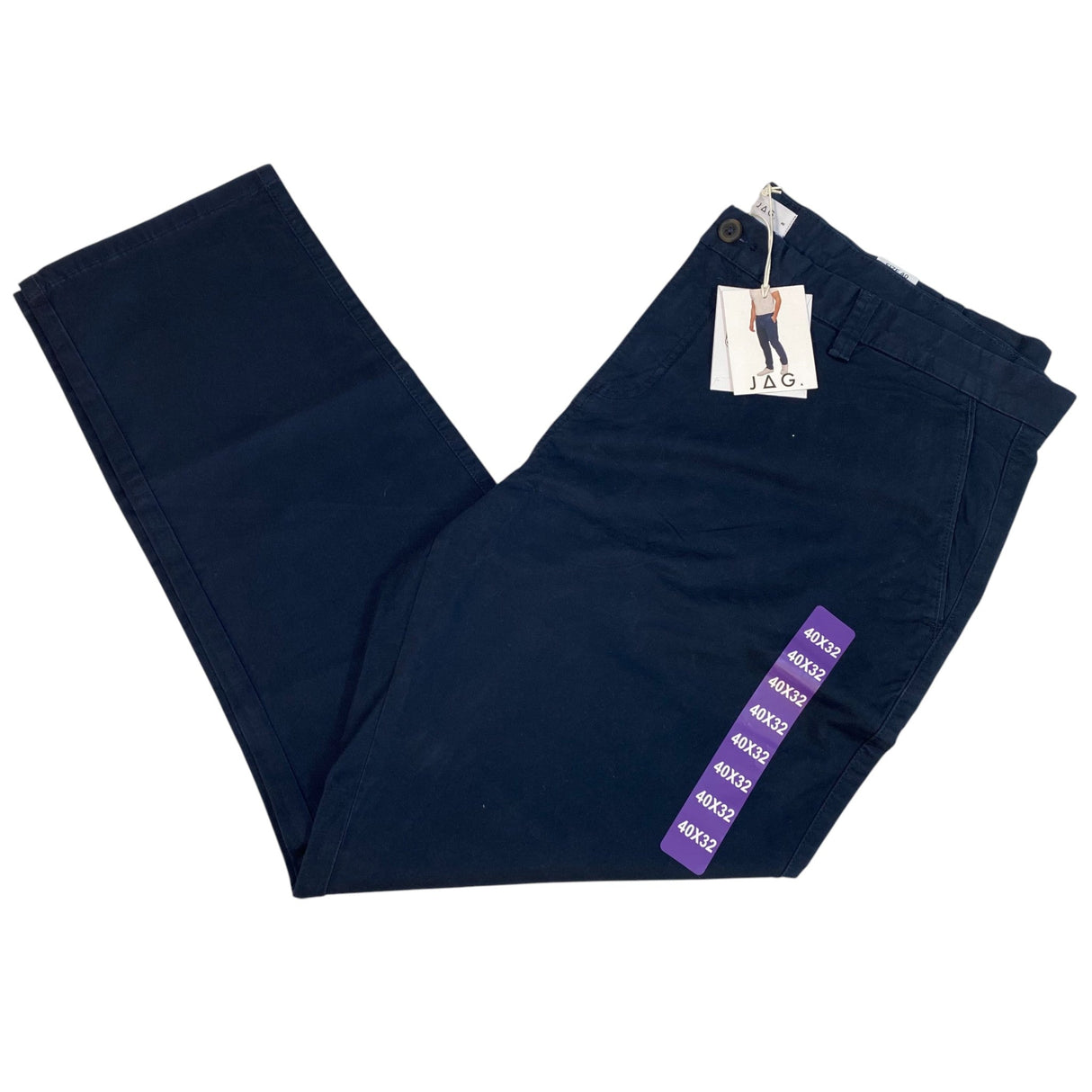 Jag Men's Slim Fit Chino Pants SIZE - 40x32