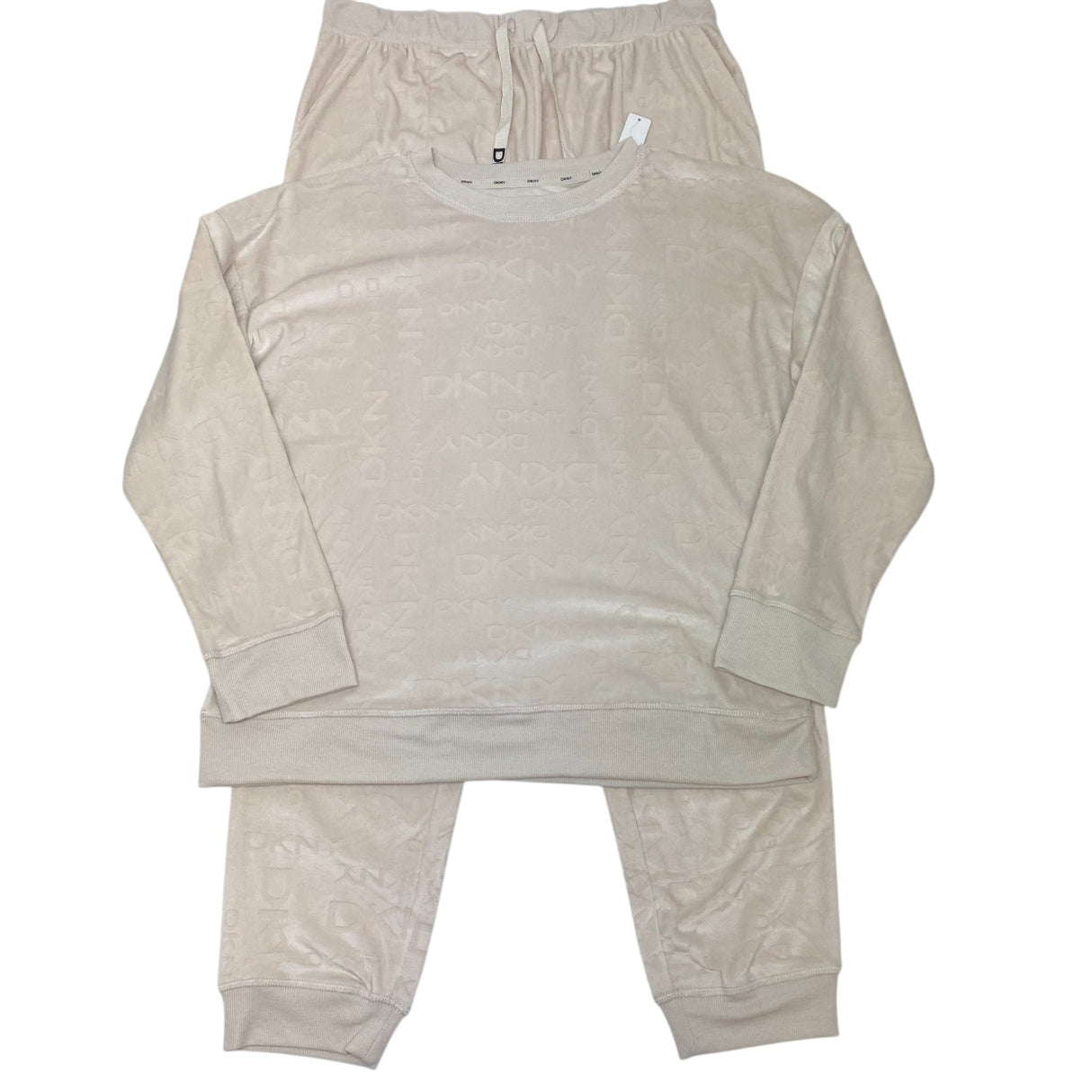 DKNY Women's 2 Piece Comfy Fleece Lounge Set SIZE - Extra Large