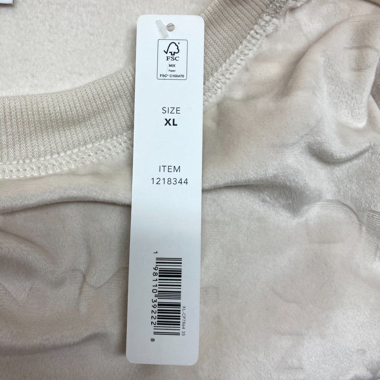 DKNY Women's 2 Piece Comfy Fleece Lounge Set SIZE - Extra Large