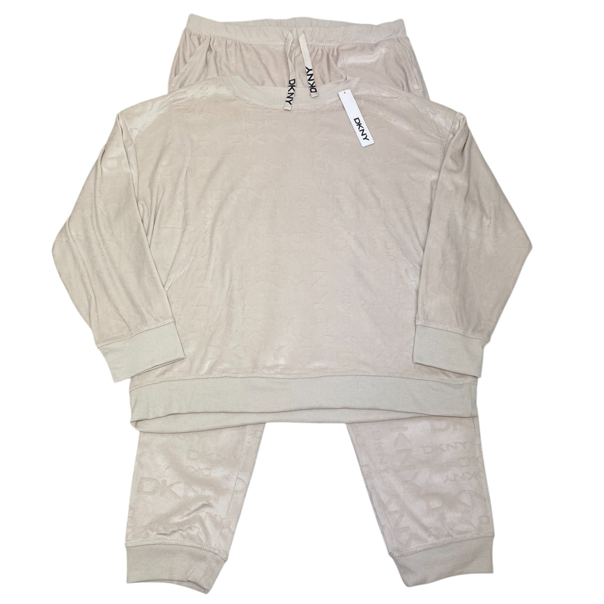 DKNY Women's 2 Piece Comfy Fleece Lounge Set SIZE - XXL