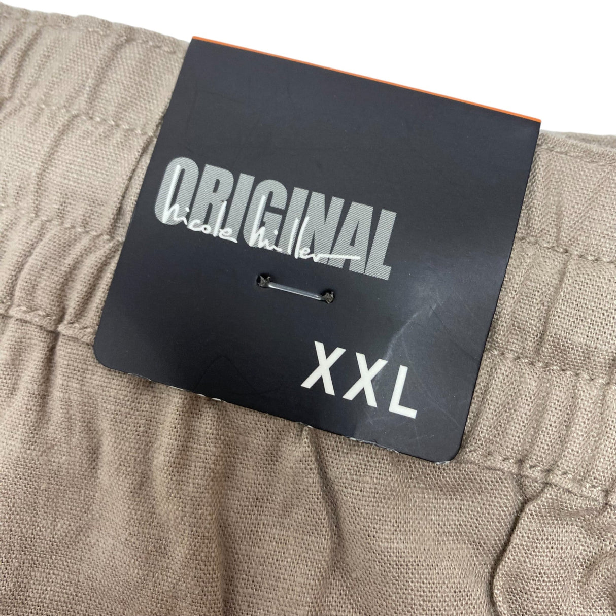 Nicole Miller Women's Linen Blend Original Fit Pants SIZE - XXL