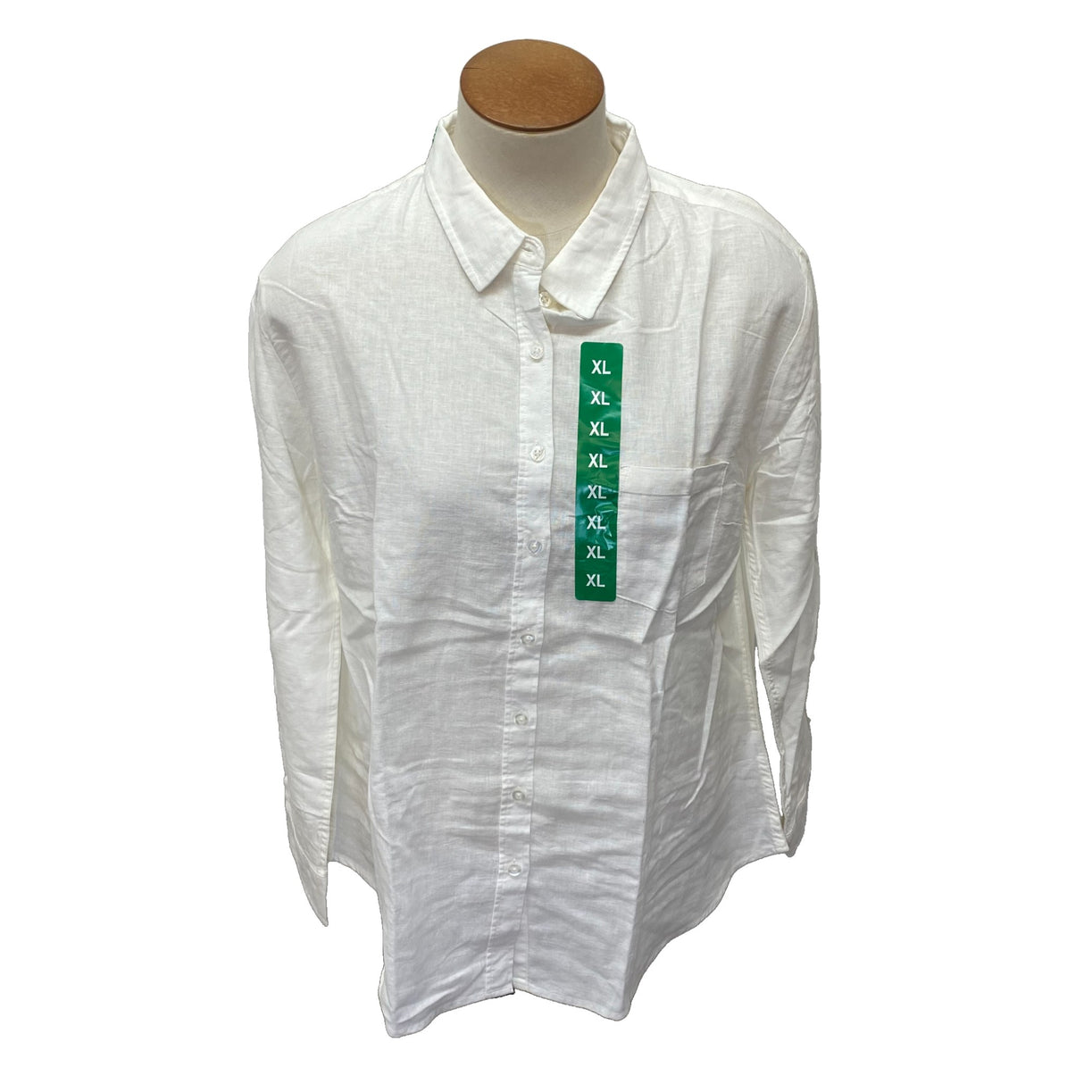 Jachs Women's Girlfriend Button Collar Shirt - White