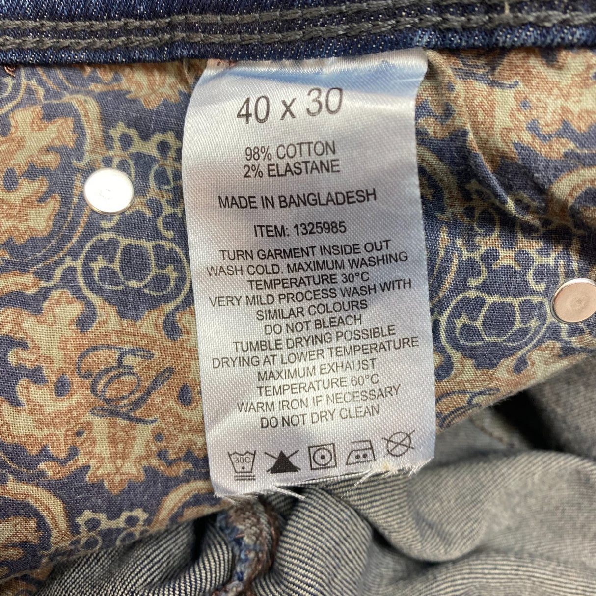 English Laundry Men's Harrow Straight Fit Jeans SIZE - 40x30