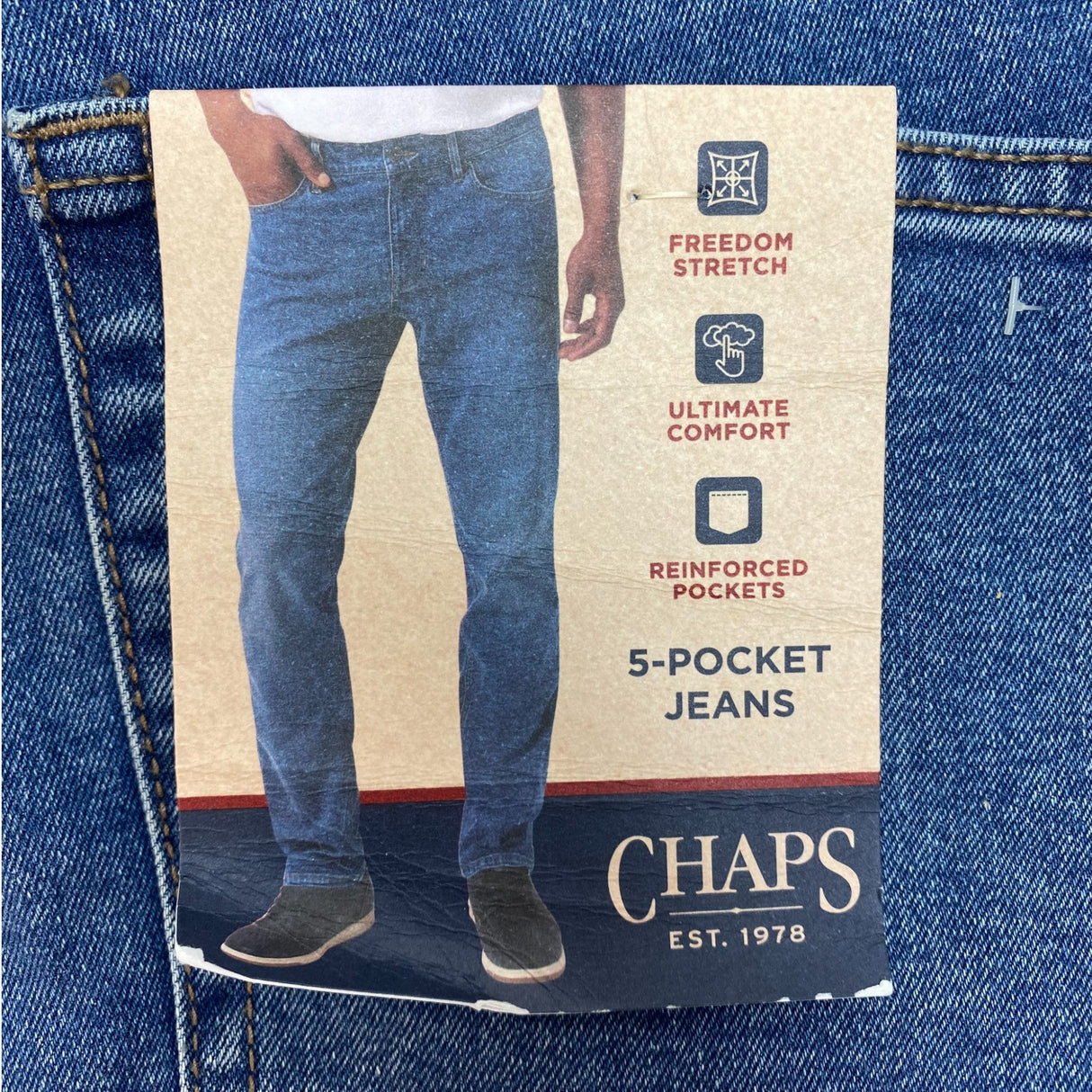 Chaps Men's Straight Fit Jeans SIZE - 40x32