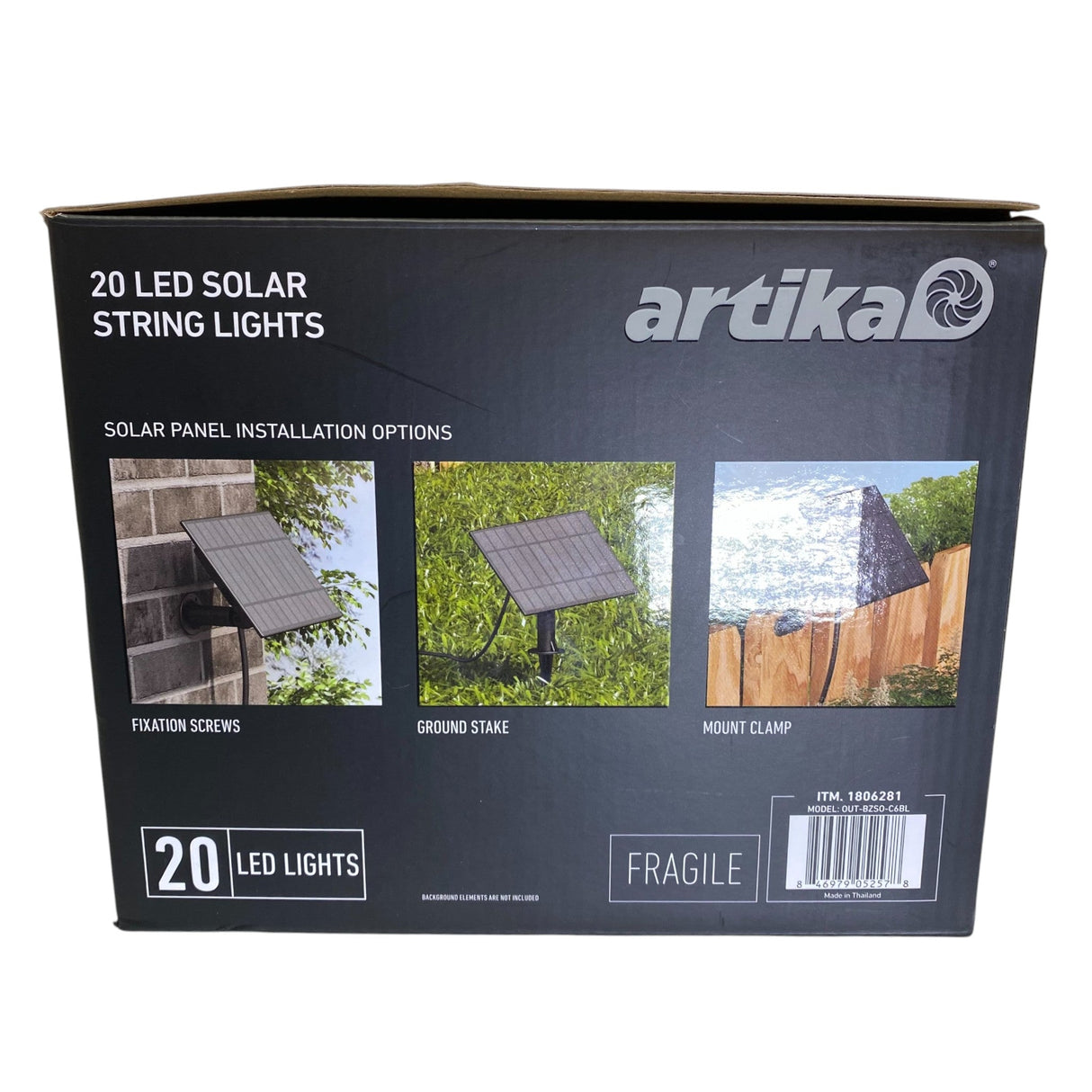 Artika Blaze 20 LED Outdoor Solar String Lights