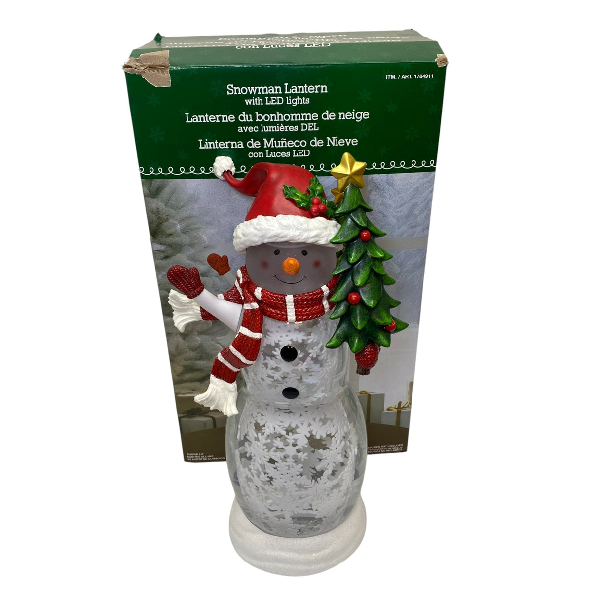Holiday 20" Snowman Snowglobe