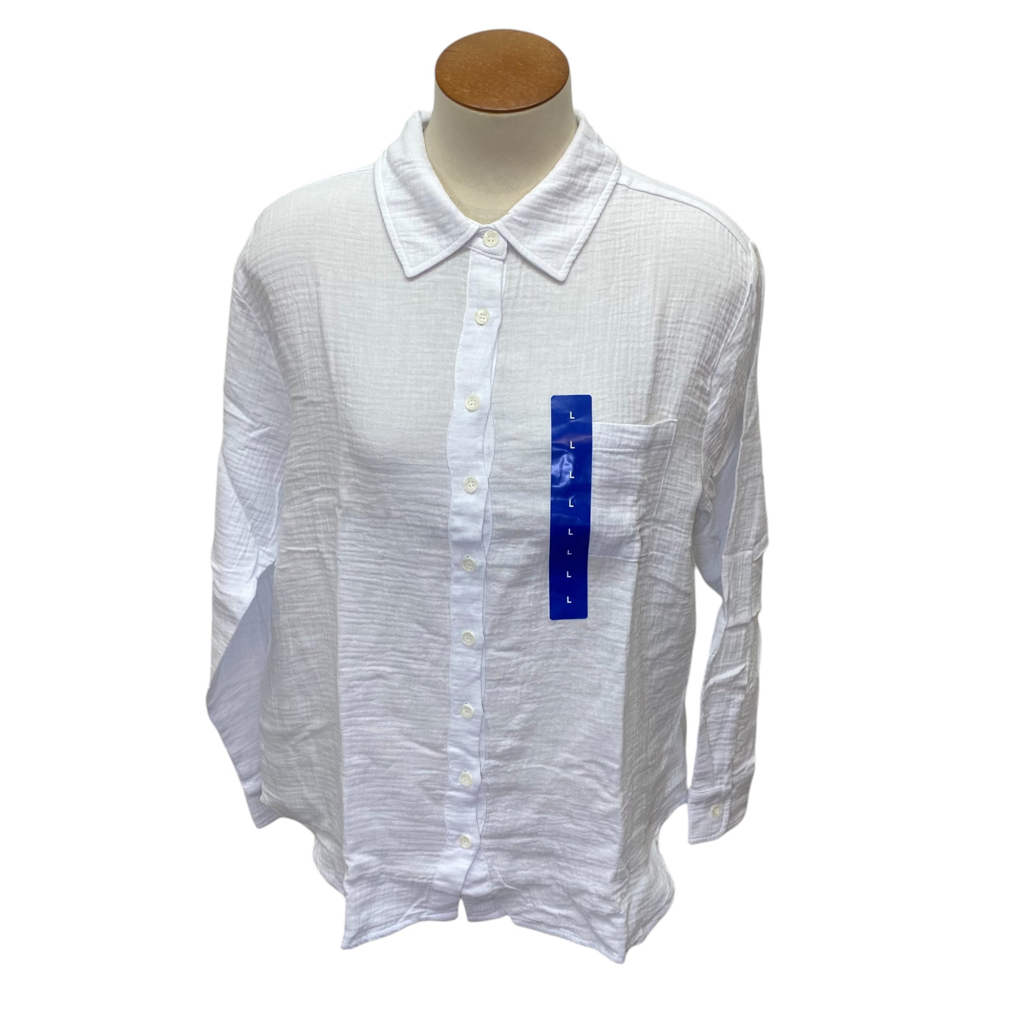 Leo & Nicole Women's Regular Fit Button Up Shirt