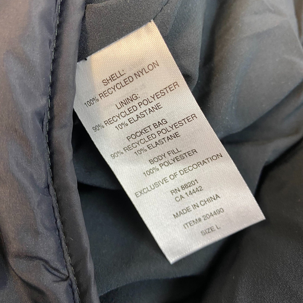 Mondetta Women's Lightweight Insulated Jacket SIZE - Large