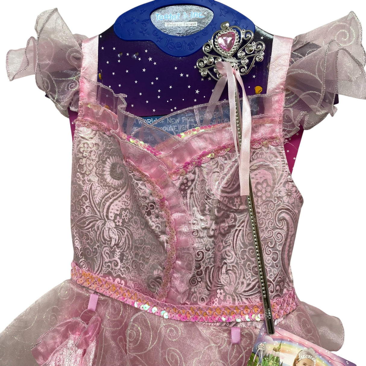 Teetot Princess Factory Costume - 7-8 Years