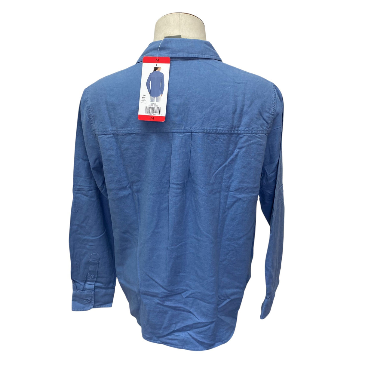 Matty M Women's The Summer Button Front Shirt - Blue